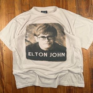 Very rare vintage 90s Elton John the big picture tour 1997 tee